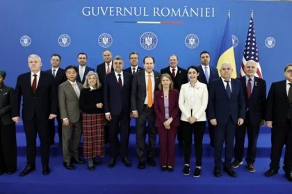 Congresul SUA - Întrevedere strategică între premierul Marcel Ciolacu și o delegație a Congresului SUA, la Palatul Vi...