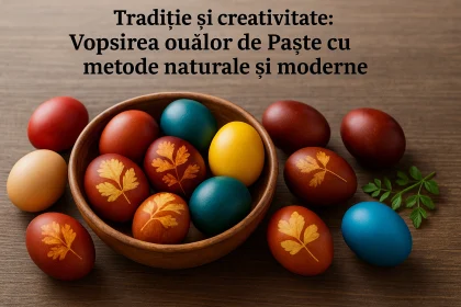 Tradiție - Tradiție și creativitate: Vopsirea ouălor de Paște cu metode naturale și moderne