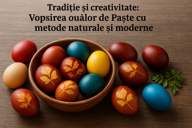 Tradiție - Tradiție și creativitate: Vopsirea ouălor de Paște cu metode naturale și moderne