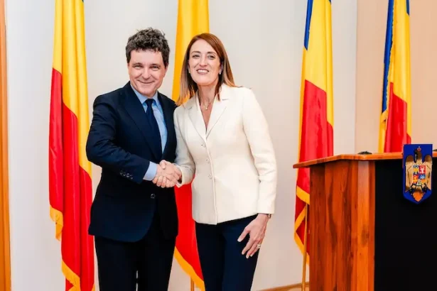 vizita Roberta Metsola România - Roberta Metsola, în România: „Europa rămâne un far al speranţei şi al democraţi...