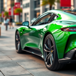 masina verde autoturism