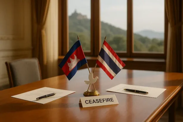 Cambodgia Thailanda tensiuni regionale