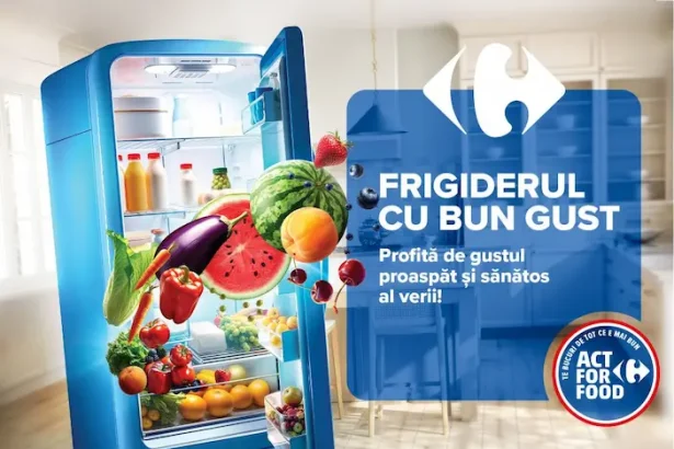 frigider cu bun gust Carrefour - Carrefour lansează „Frigider cu Bun Gust” – o campanie pentru alegeri alimentare s...