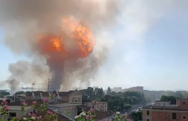 explozie roma intervenție pompieri Roma