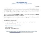 Comunicat - Comunicat de presă ANGELIMO SLIM S.R.L.