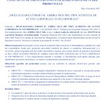 Comunicat - Comunicat de presă AMBRA SIGN SRL