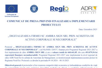 Comunicat - Comunicat de presă AMBRA SIGN SRL