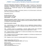 ASOCIATIA IMPOTRIVA CANCERULUI TIMISOARA - Comunicat de presă ASOCIATIA IMPOTRIVA CANCERULUI TIMISOARA