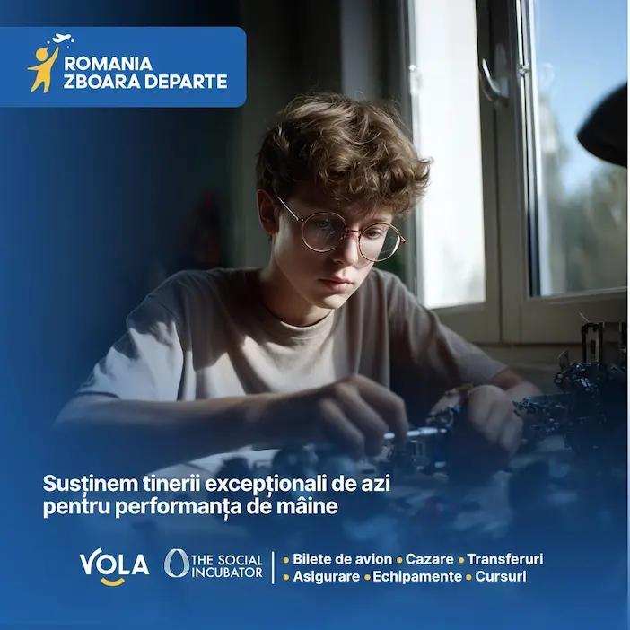România - România Zboară Departe: zboruri spre performanță pentru tinerii talentați ai României