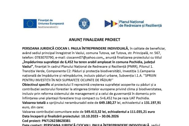 Comunicat presă CIOCAN - Comunicat de presă CIOCAN I. PAULA II