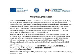 Cristi-Gheorghiță POPA - Comunicat de presă Cristi-Gheorghiță POPA