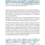 Comunicat presă PLAUR - Comunicat de presă PLAUR SERV SRL