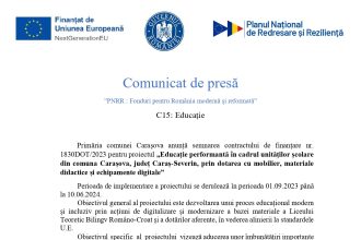 Comunicat presă UAT - Comunicat de presă UAT Comuna Carașova (2)