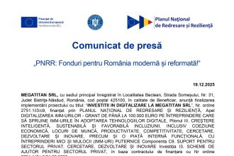 Comunicat presă MEGATITAN - Comunicat de presă MEGATITAN SRL