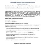 Comunicat presă TRANSCHIM - Comunicat de presă TRANSCHIM SRL