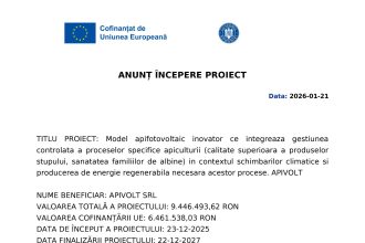 Comunicat presă APIVOLT - Comunicat de presă APIVOLT SRL