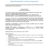 Comunicat presă TOPORASUL - Comunicat de presă SC TOPORASUL VERDE SRL