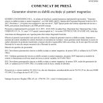 Comunicat de presa GEDEREX ENGINEERING S.R.L GEDEREX ENGINEERING S.R.L.